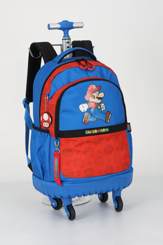 Mochila de Rodinha e Costas Super Mario