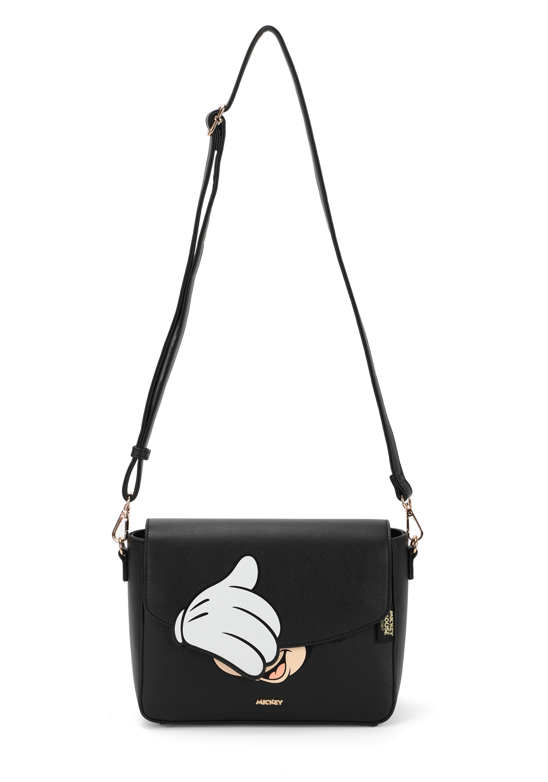 Bolsa Casual Transversal Mickey com Vergonha