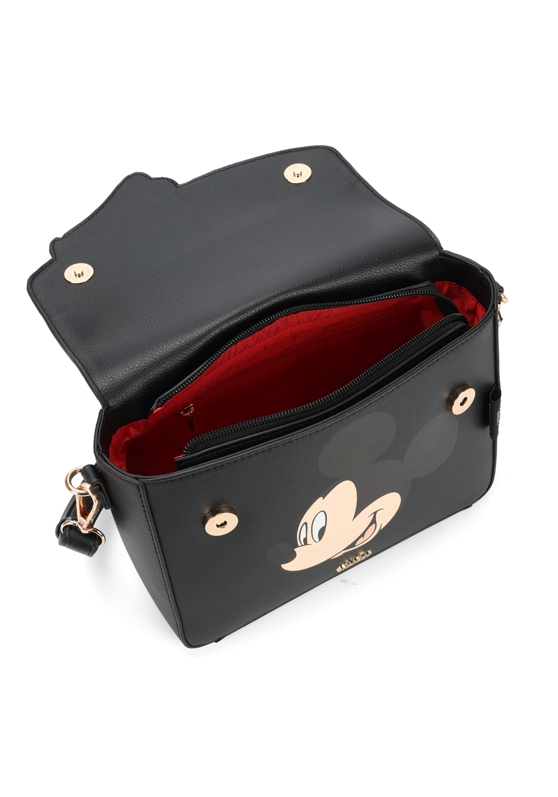 Bolsa Casual Transversal Mickey com Vergonha