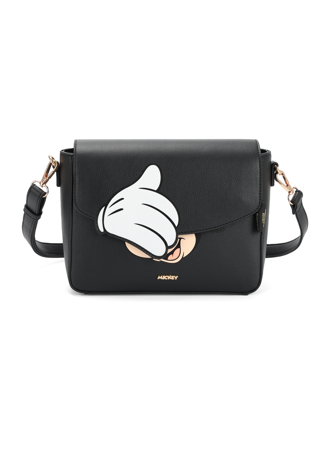 Bolsa Casual Transversal Mickey com Vergonha