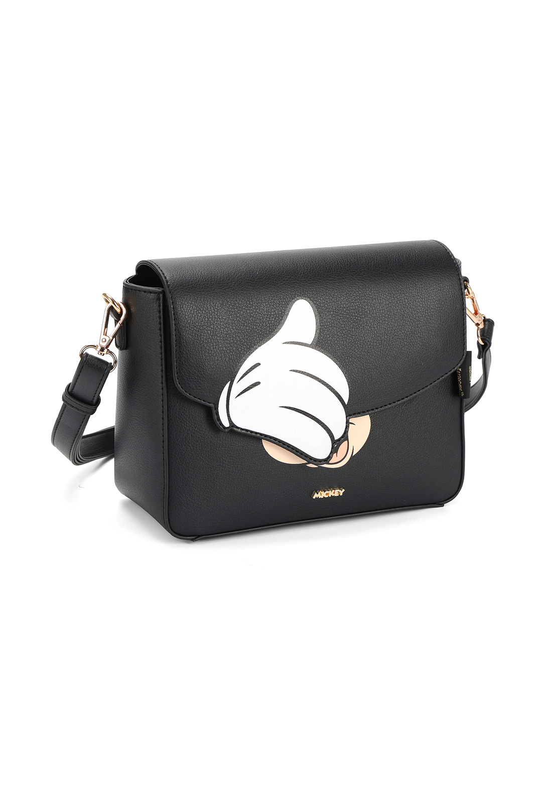 Bolsa Casual Transversal Mickey com Vergonha