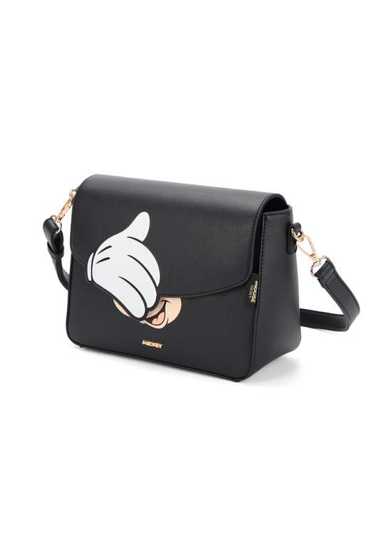 Bolsa Casual Transversal Mickey com Vergonha