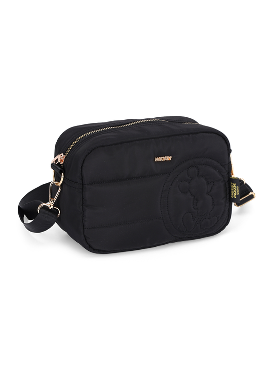 Bolsa Transversal Mickey Mouse Matelassê