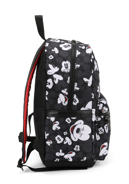 Mochila Style Preto Mickey Mouse Disney