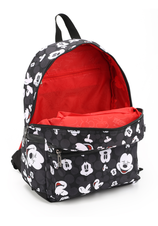 Mochila Style Preto Mickey Mouse Disney