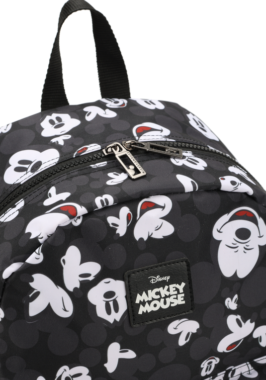 Mochila Style Preto Mickey Mouse Disney