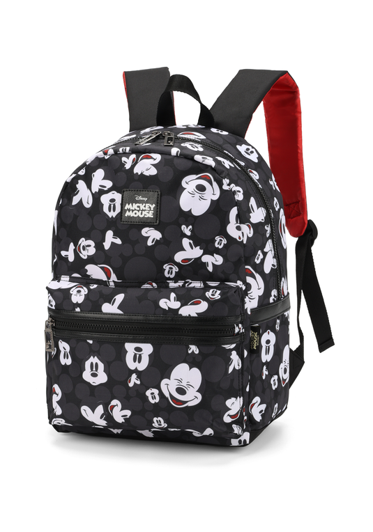 Mochila Style Preto Mickey Mouse Disney