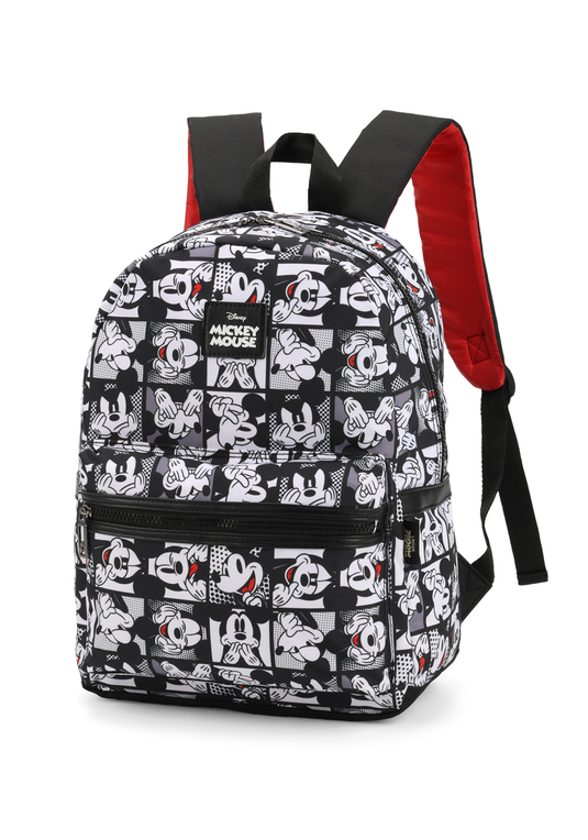 Mochila Style Branco Mickey Mouse Disney