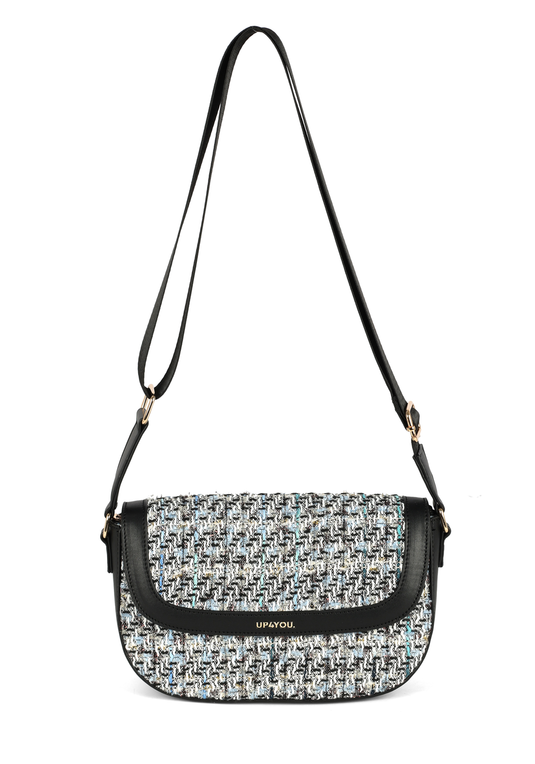 Bolsa Feminina Up4You Transversal Tweed