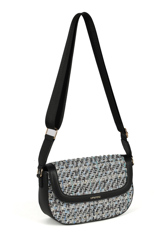 Bolsa Feminina Up4You Transversal Tweed