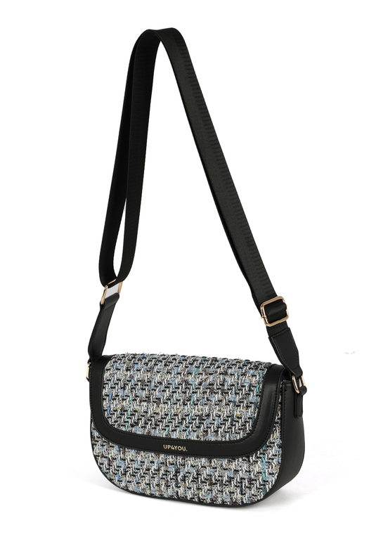 Bolsa Feminina Up4You Transversal Tweed