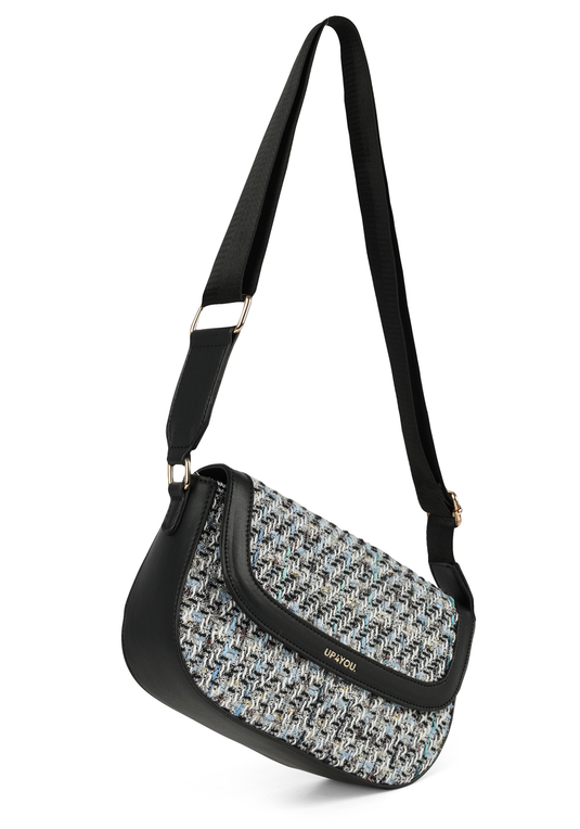 Bolsa Feminina Up4You Transversal Tweed