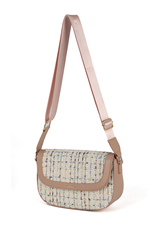 Bolsa Feminina Up4You Transversal Tweed