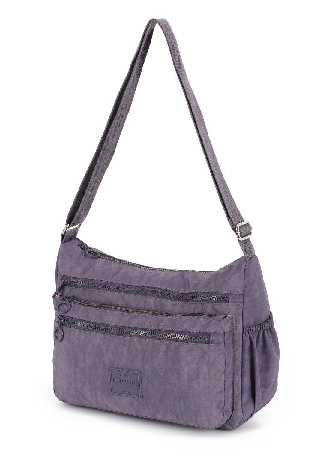 Bolsa Carteiro Moda Crinkle Up4you Roxo - Unico