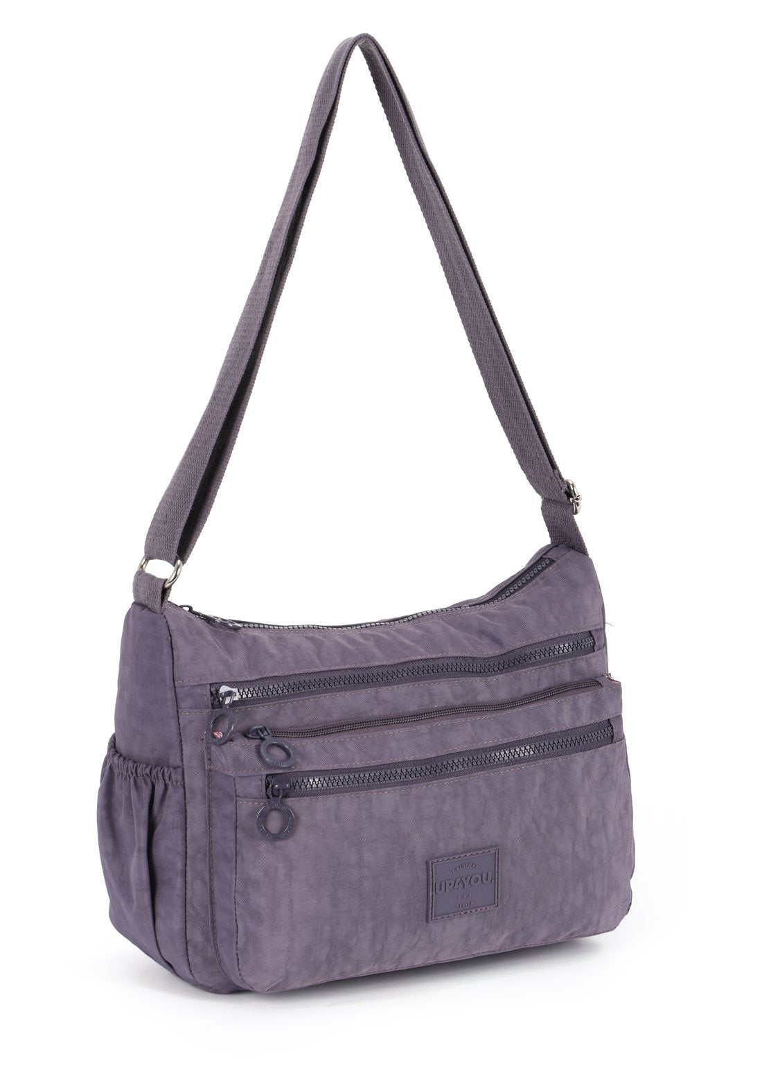 Bolsa Carteiro Moda Crinkle Up4you Roxo - Unico