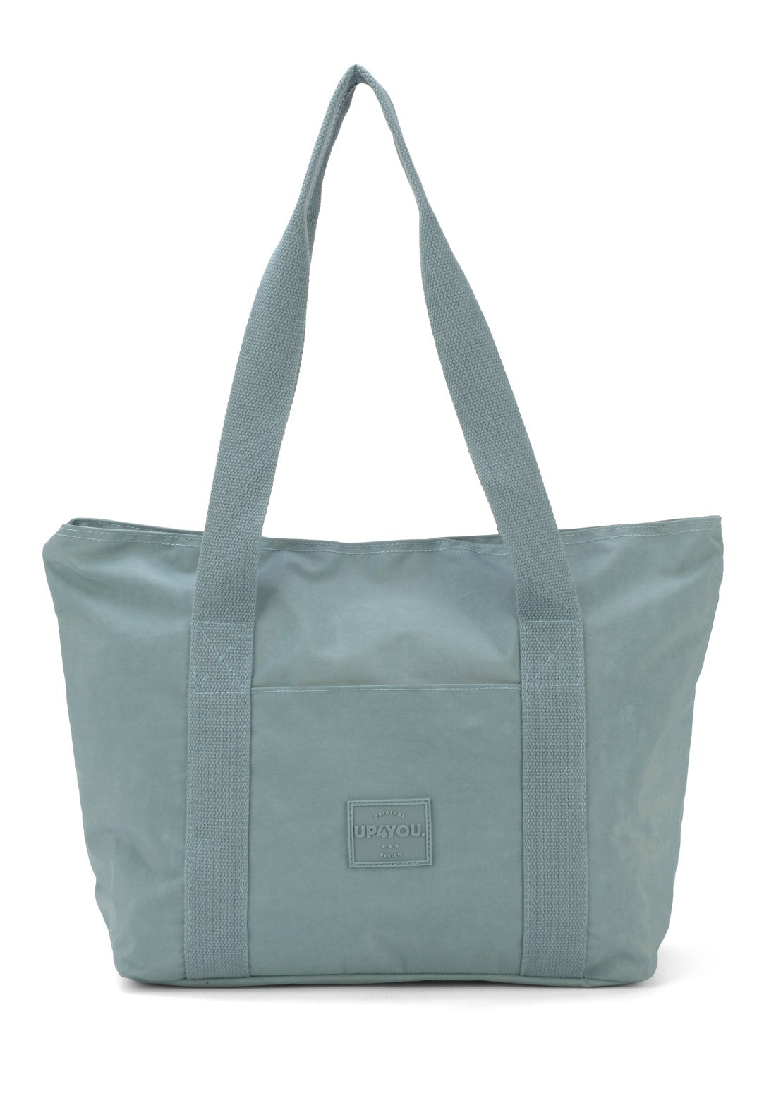 Bolsa Shopper Moda Crinkle Up4you Azul Claro - Unico