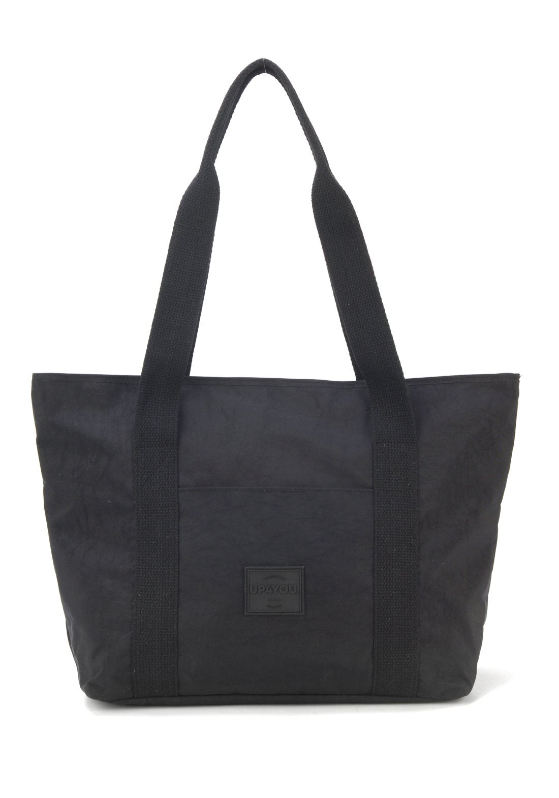 Bolsa Shopper Moda Crinkle Up4you Preto - Unico