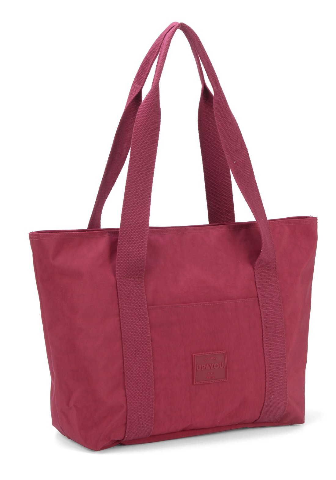 Bolsa Shopper Moda Crinkle Up4you Vinho - Unico