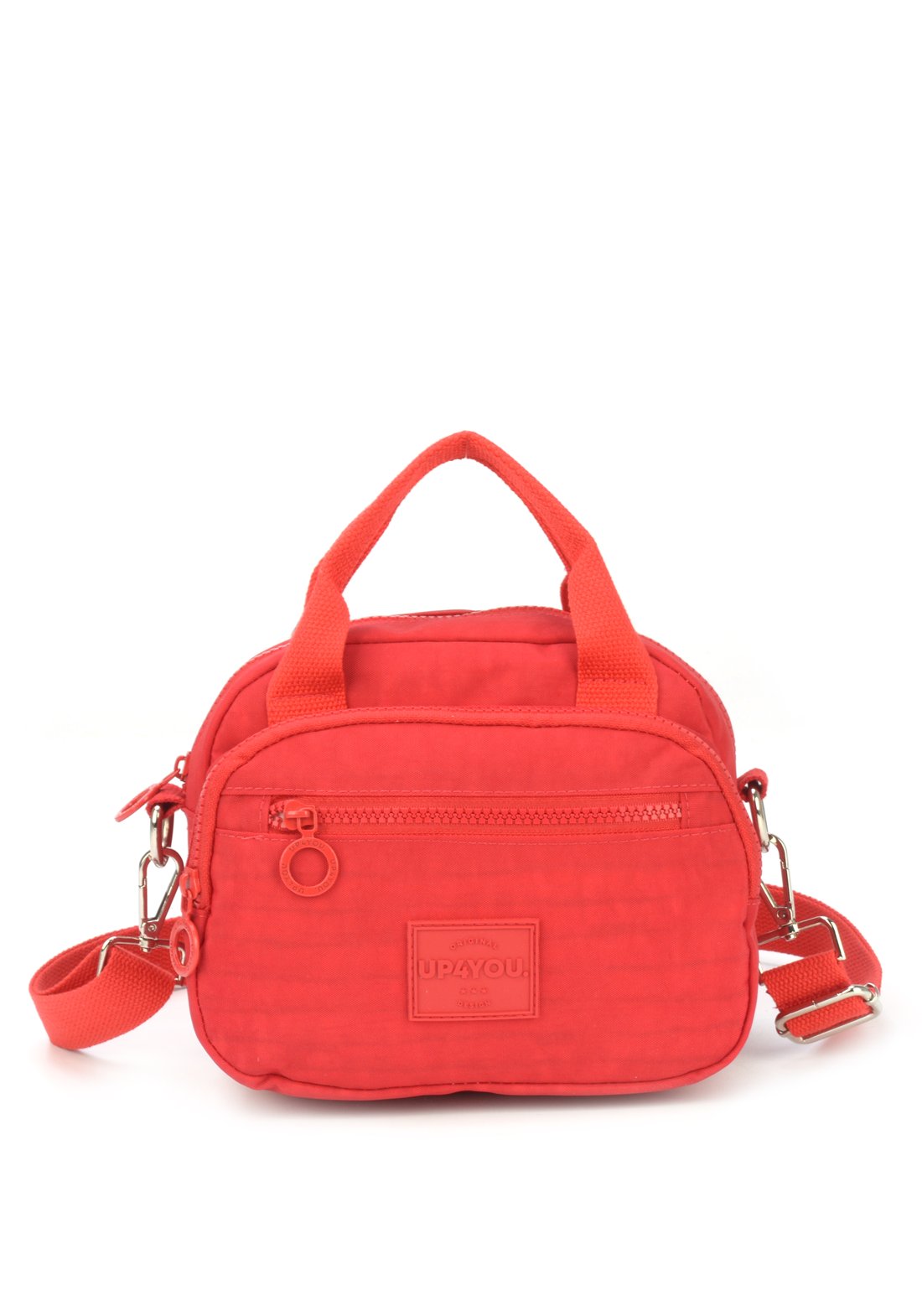 Bolsa Transv 3zps Moda Crinkle Up4you Vermelho - Unico