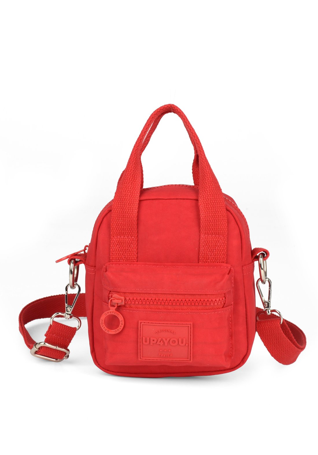 Bolsa Transv Mini Moda Crinkle Up4you Vermelho - Unico