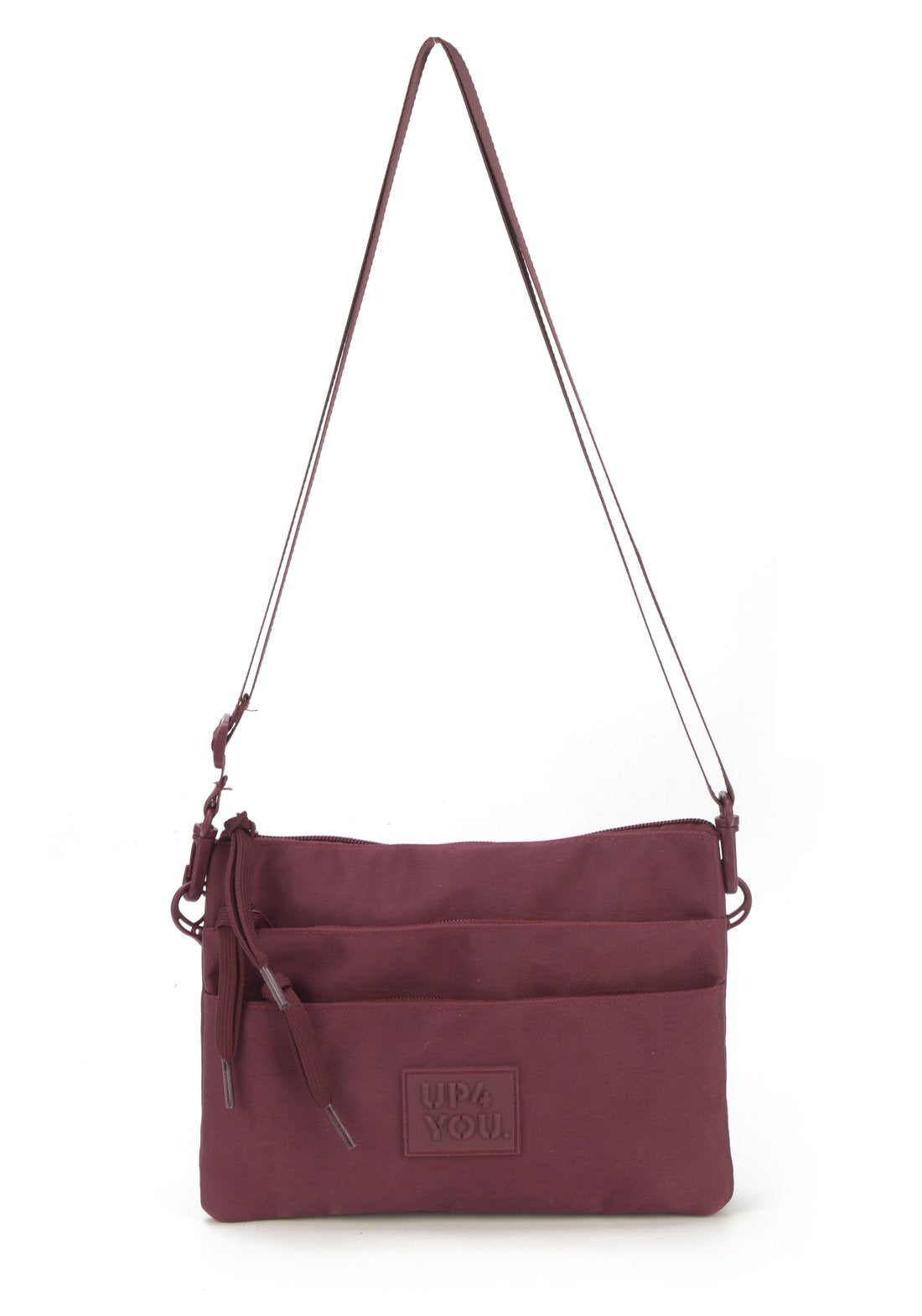 Bolsa Trasnv 3dv Moda Sarja Up4you Vinho - Unico