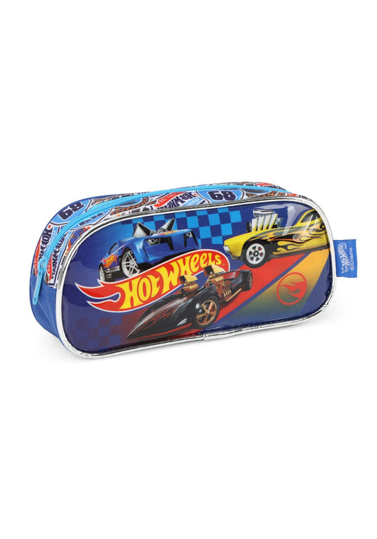 Estojo Poliester Hot Wheels Azul