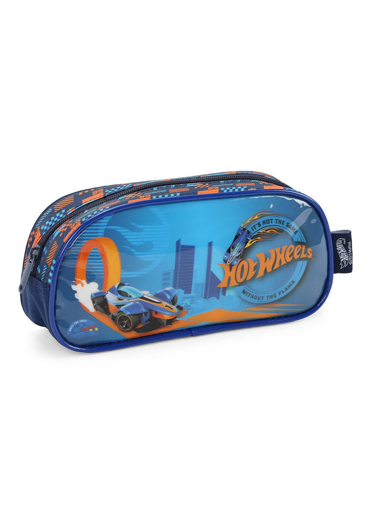 Estojo Poliester Hot Wheels Azul