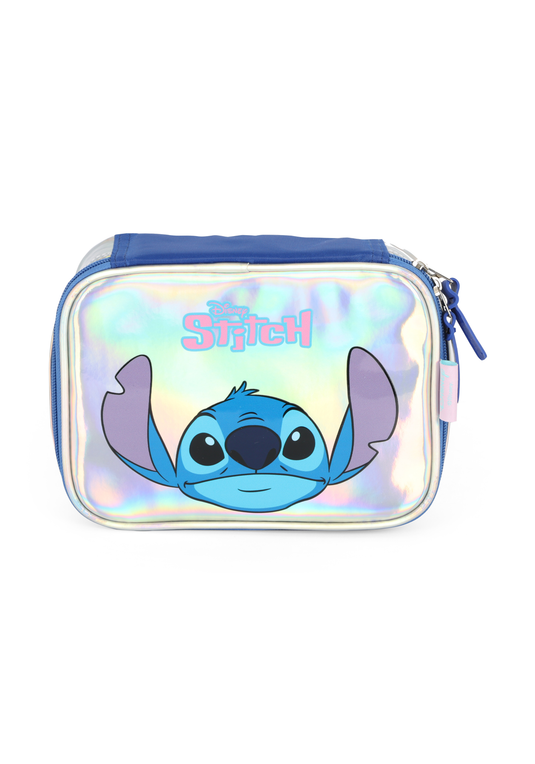 Estojo Box Metalizado Stitch Disney