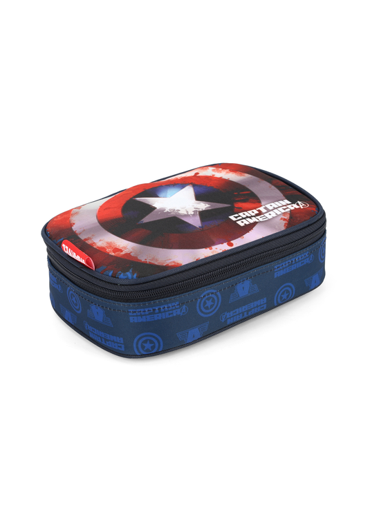 Estojo Box Infantil Capitão América Avengers