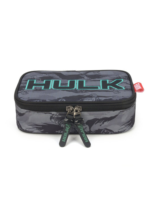 Estojo Escolar Box Infantil Camuflado Hulk 100 Pens