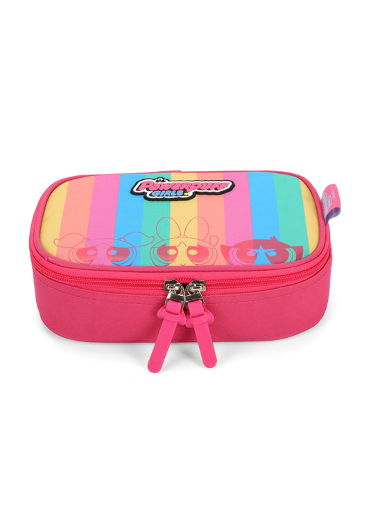 Estojo Poliester Powerpuff Girl Pink