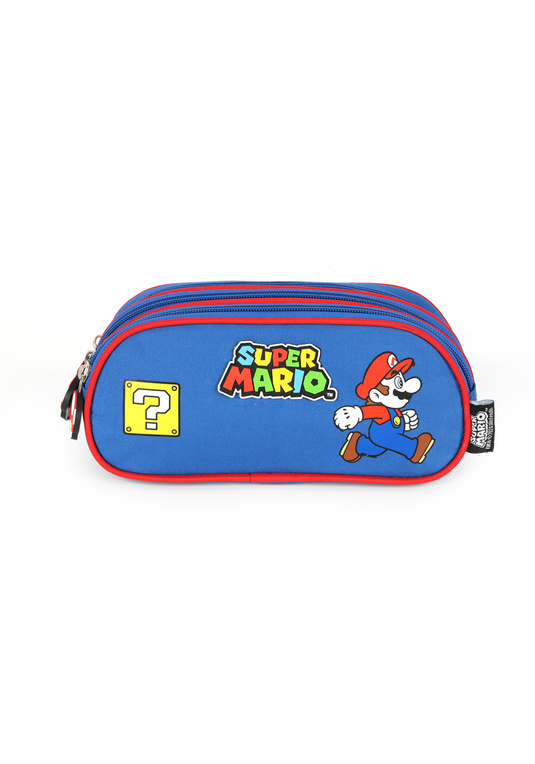 Estojo Triplo Infantil Super Mario