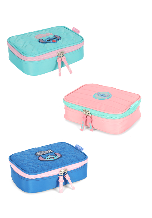 Estojo Infantil Box 100 pens Stitch Premium