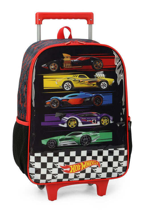 Mochila Rodinha Hot Wheels Azul