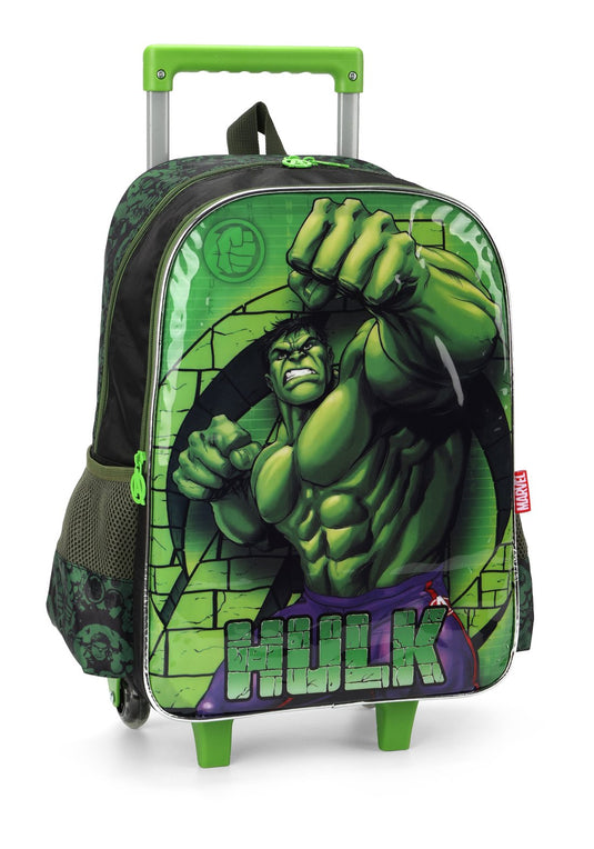 Mochila Rodinha Hulk Preto