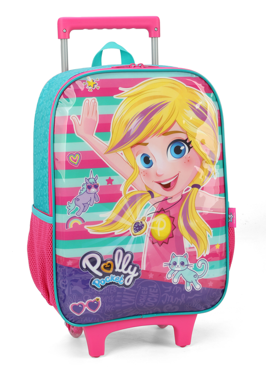 Mochila Infantil Com Rodinhas Polly