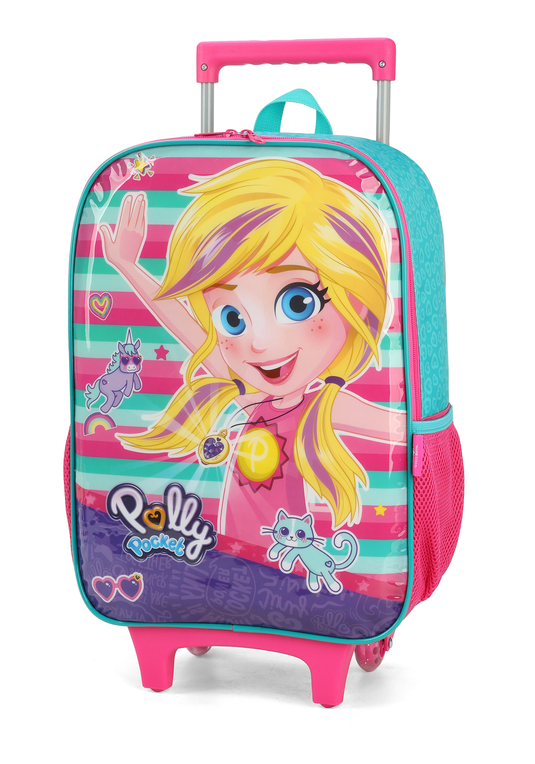 Mochila Infantil Com Rodinhas Polly