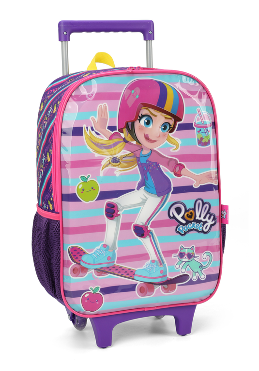 Mochila Infantil Com Rodinhas Polly