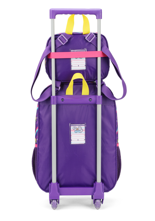 Mochila Infantil Com Rodinhas Polly