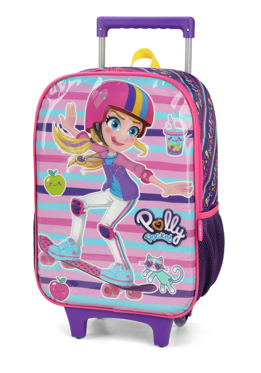 Mochila Infantil Com Rodinhas Polly