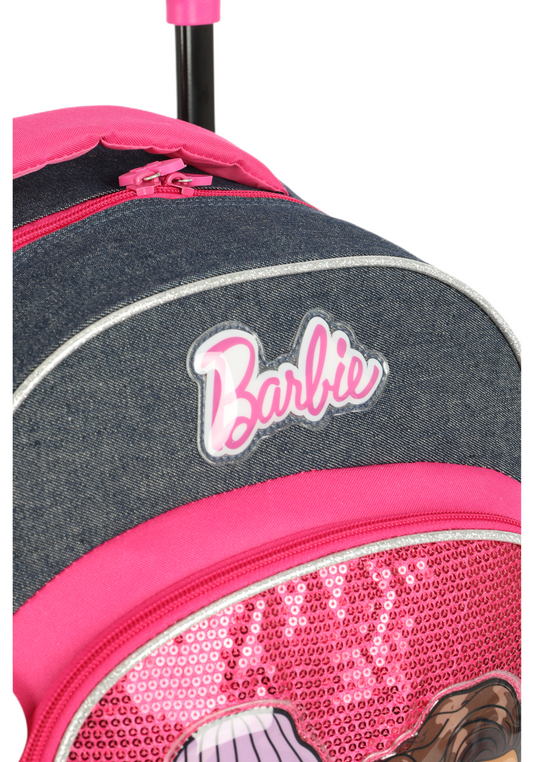 Mochila Infantil de Rodinhas LED Barbie Friends