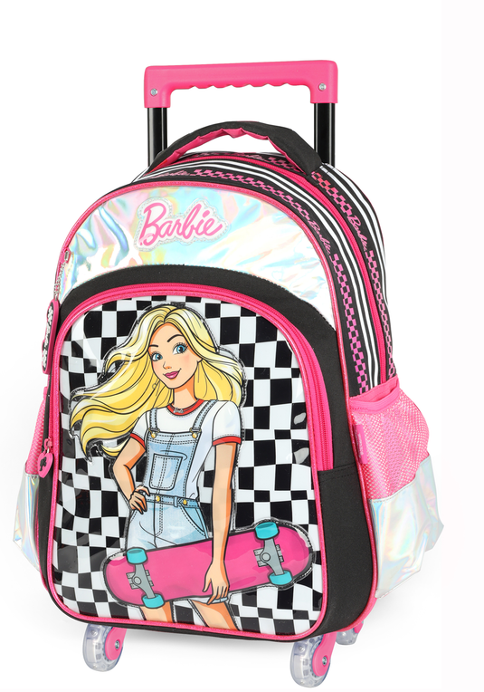 Mochila Infantil de Rodinhas LED Barbie Friends