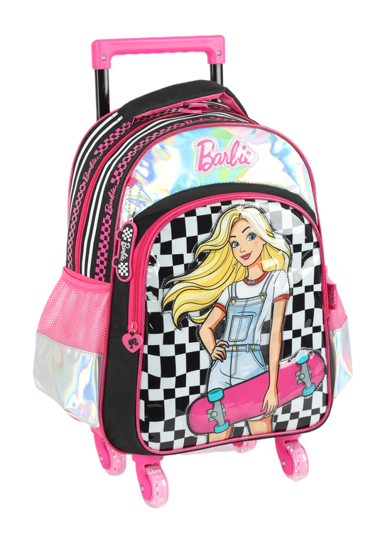 Mochila Infantil de Rodinhas LED Barbie Friends