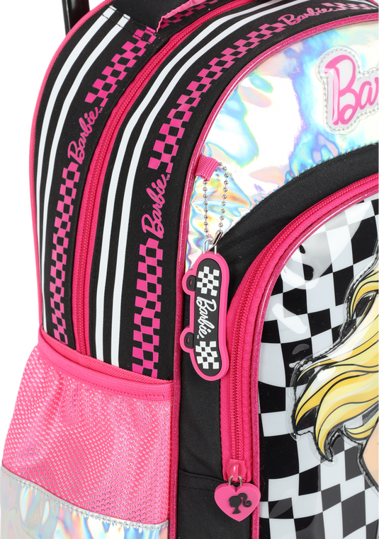 Mochila Infantil de Rodinhas LED Barbie Friends