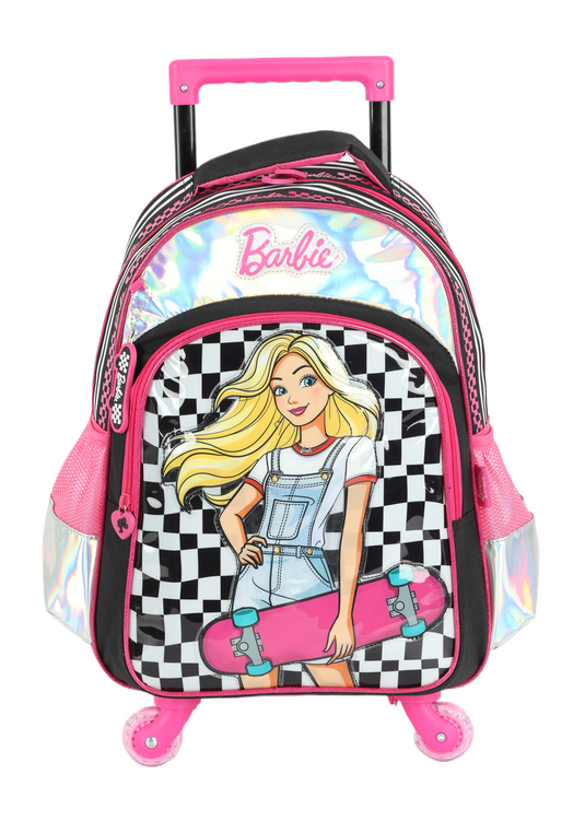 Mochila Infantil de Rodinhas LED Barbie Friends