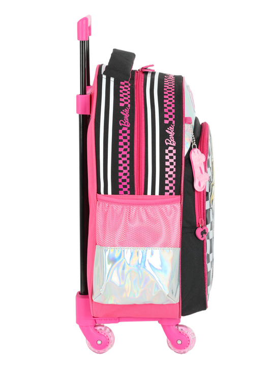 Mochila Infantil de Rodinhas LED Barbie Friends