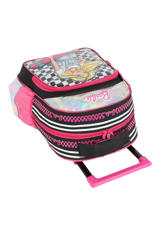 Mochila Infantil de Rodinhas LED Barbie Friends