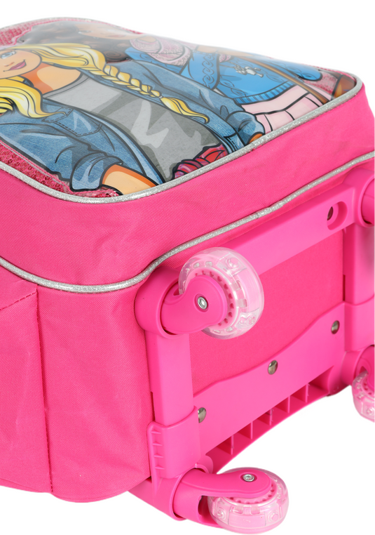 Mochila Infantil de Rodinhas LED Barbie Friends