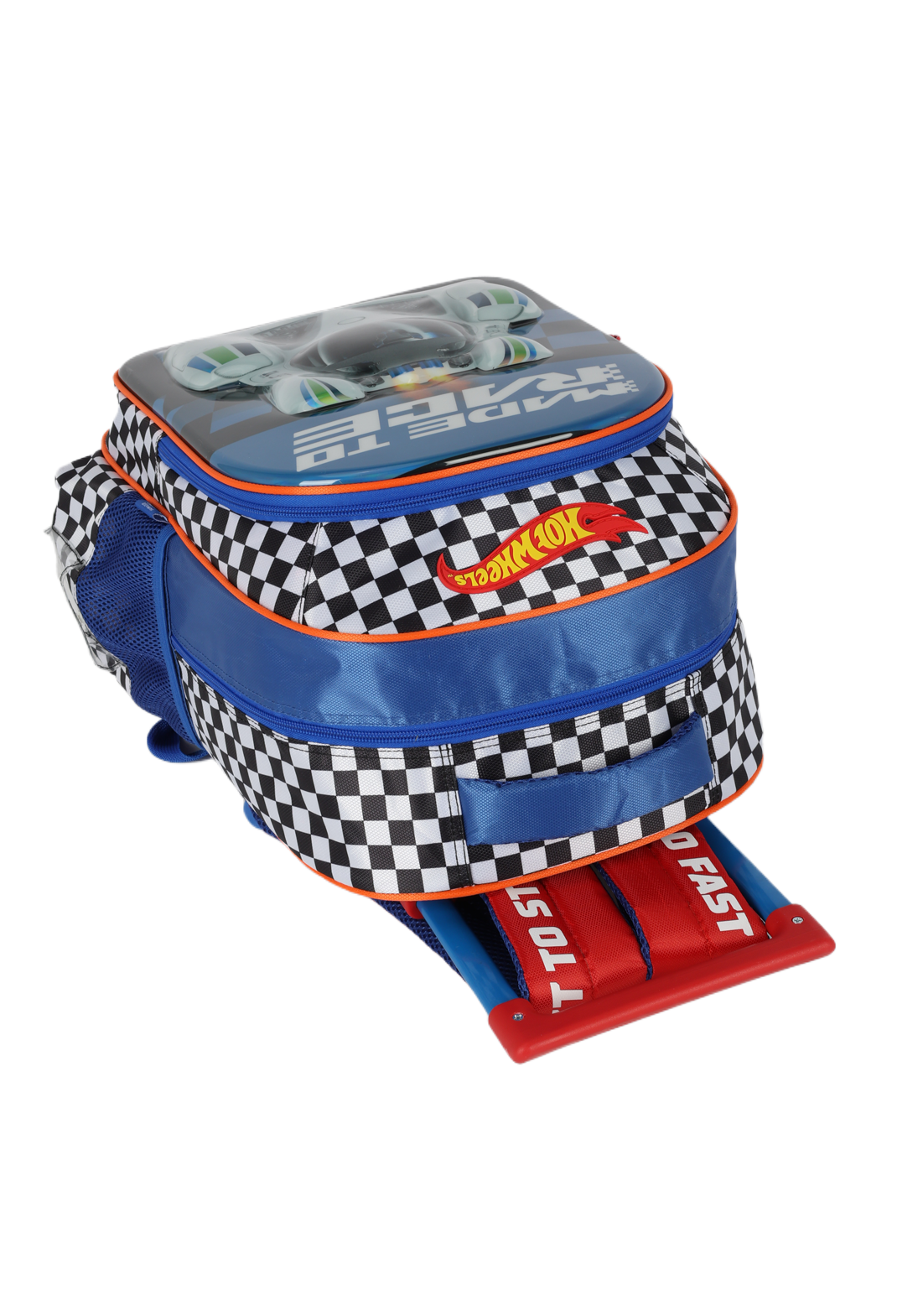 Mochila Infantil de Rodinha e Costas HotWheels