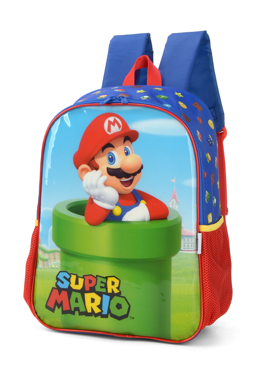 Mochila de Costas Infantil Super Mario